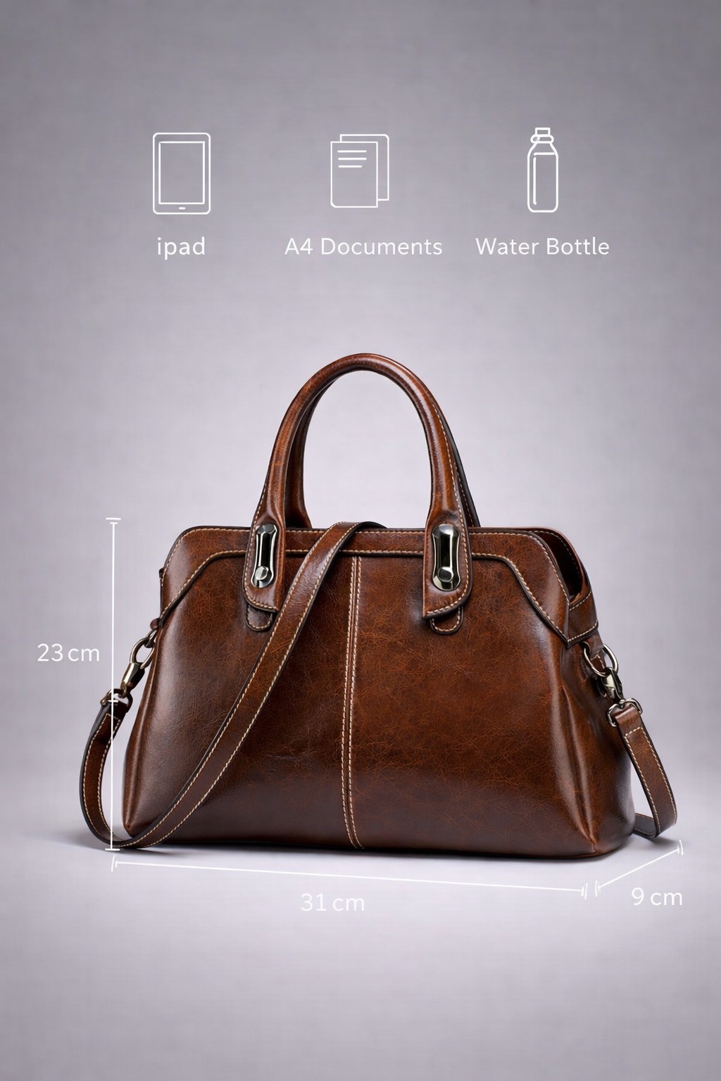 Leather bag for women work | MODENA