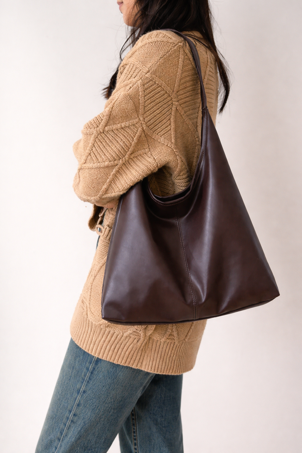 Vegan Leather work hobo bag for women | Ferrara