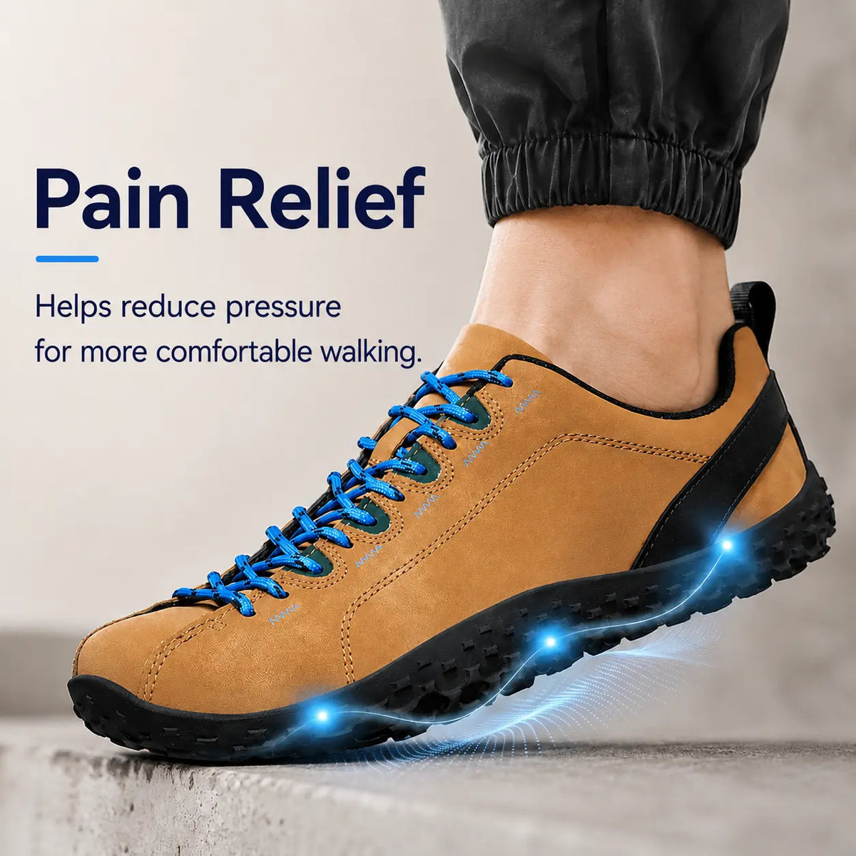 Barefoot Hiking Trainers Wide Toe Box Orthopedic Walking Shoes - Unisex