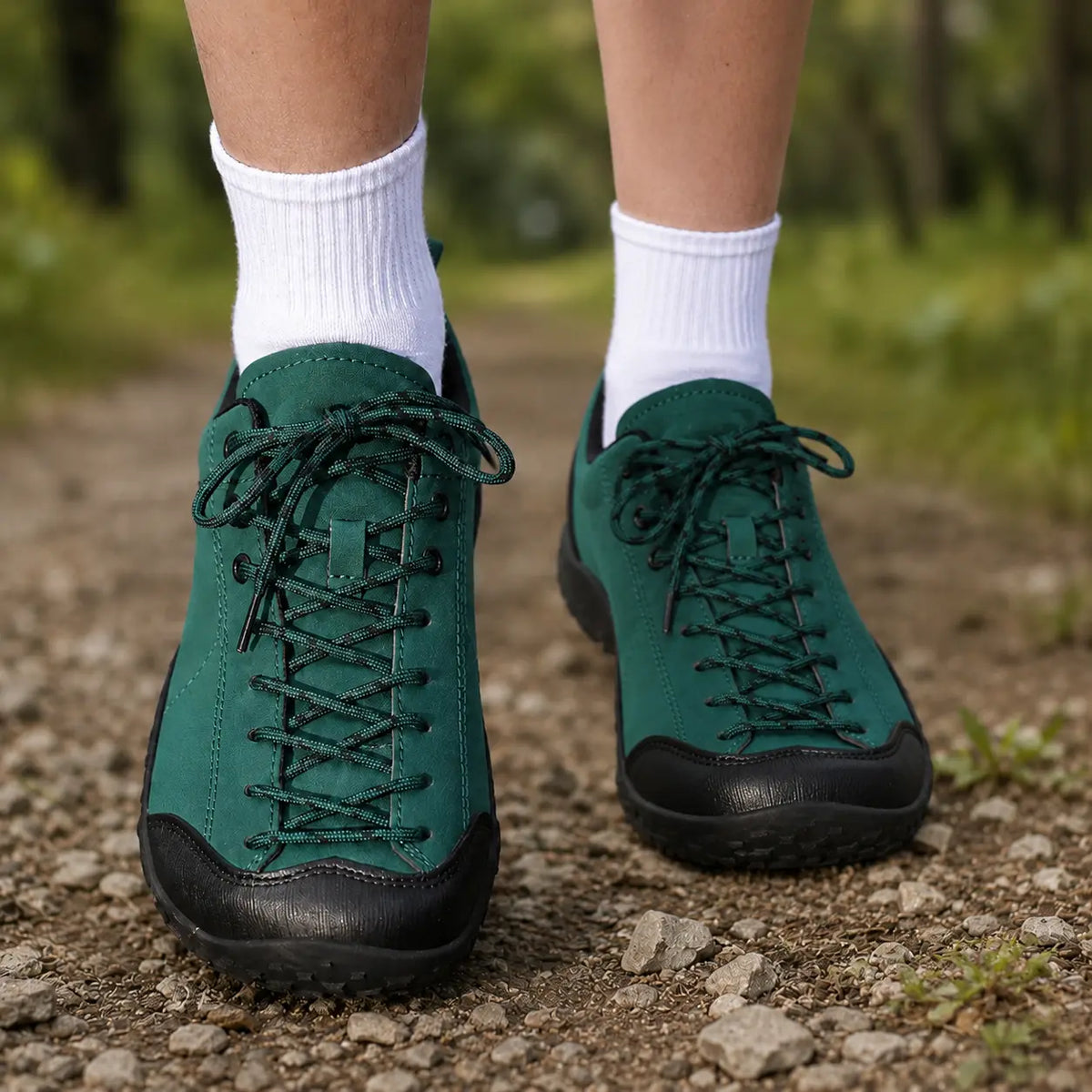 Barefoot Hiking Trainers Wide Toe Box Orthopedic Walking Shoes - Unisex