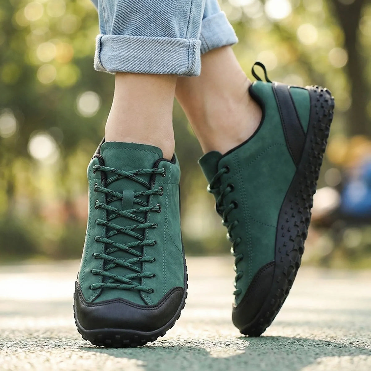 Barefoot Hiking Trainers Wide Toe Box Orthopedic Walking Shoes - Unisex