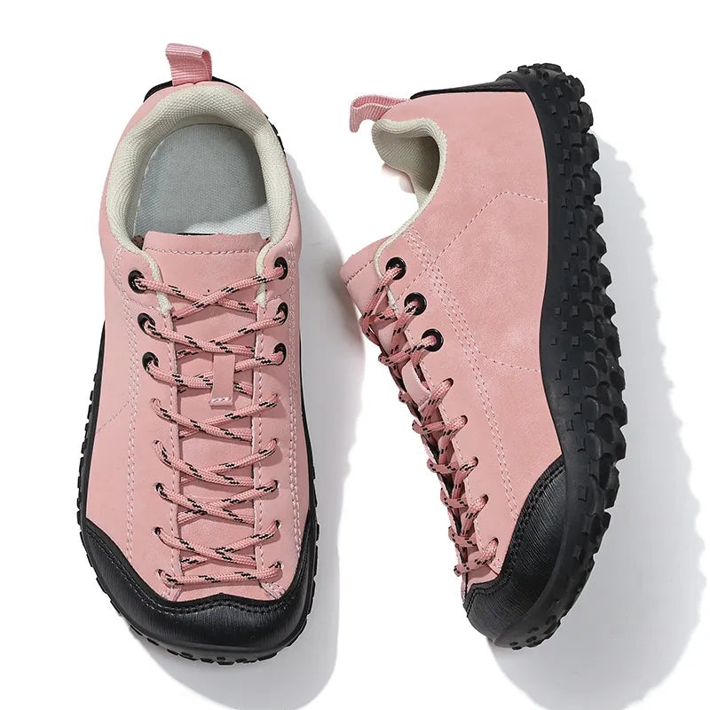 Barefoot Hiking Trainers Wide Toe Box Orthopedic Walking Shoes - Unisex