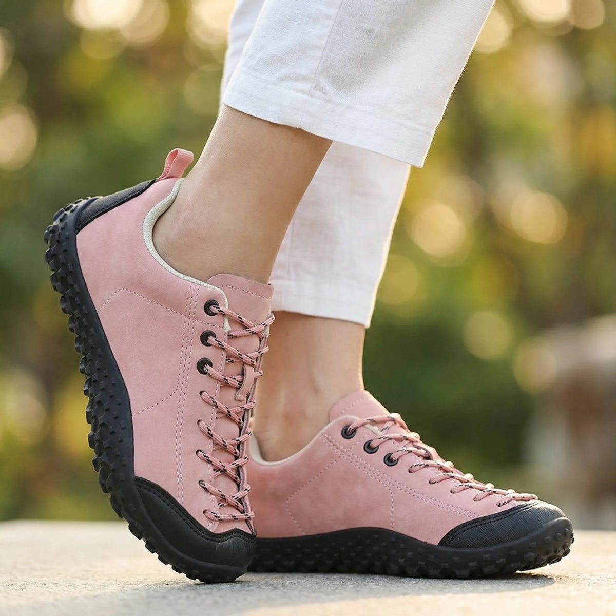 Barefoot Hiking Trainers Wide Toe Box Orthopedic Walking Shoes - Unisex