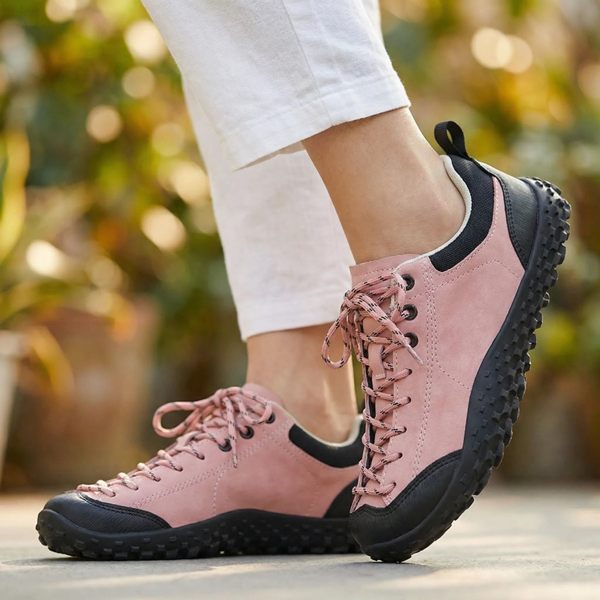 Barefoot Hiking Trainers Wide Toe Box Orthopedic Walking Shoes - Unisex