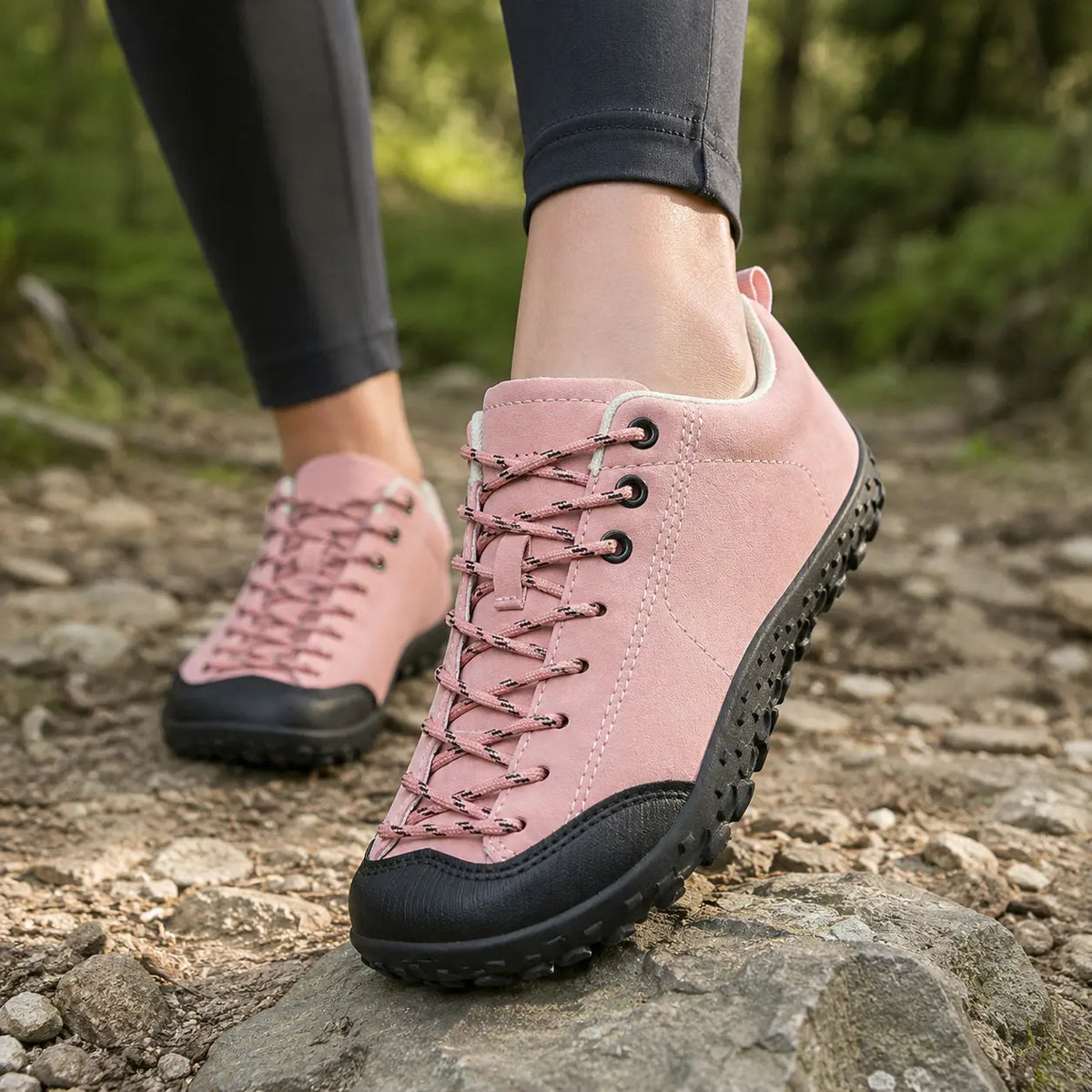 Barefoot Hiking Trainers Wide Toe Box Orthopedic Walking Shoes - Unisex
