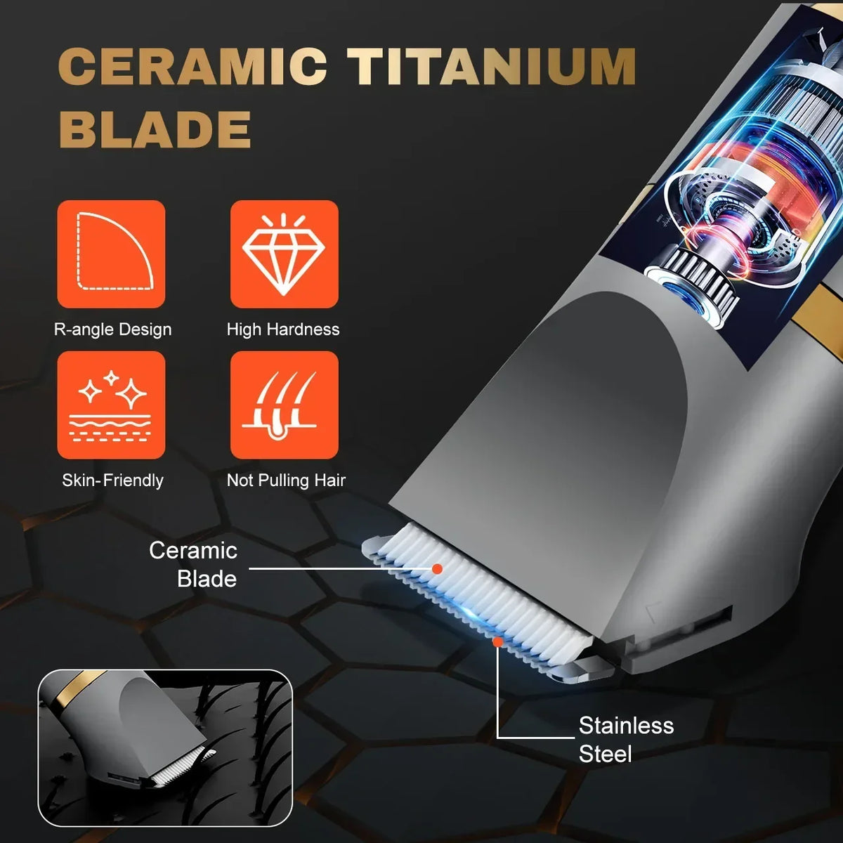 Rechargeable Men's Body Hair Trimmer – Cordless Groin and Body Groomer