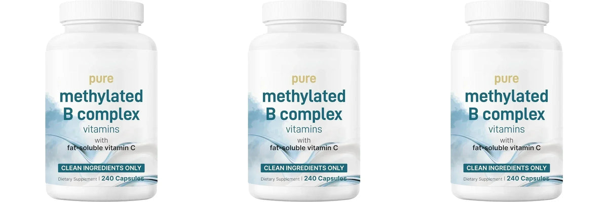 Methylated Vitamin B Complex 240 Capsules with Folate, B12, Thiamin, Inositol, Choline and Vitamin C