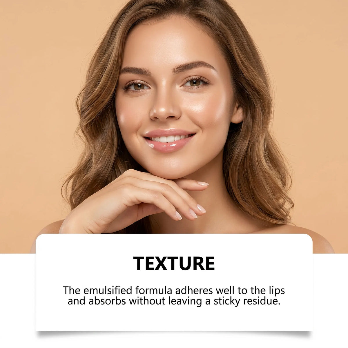 PDRN Peptide Glossy Lip Balm 10g – Hydrating Pink-Tinted Lip Cream for Dry Lips
