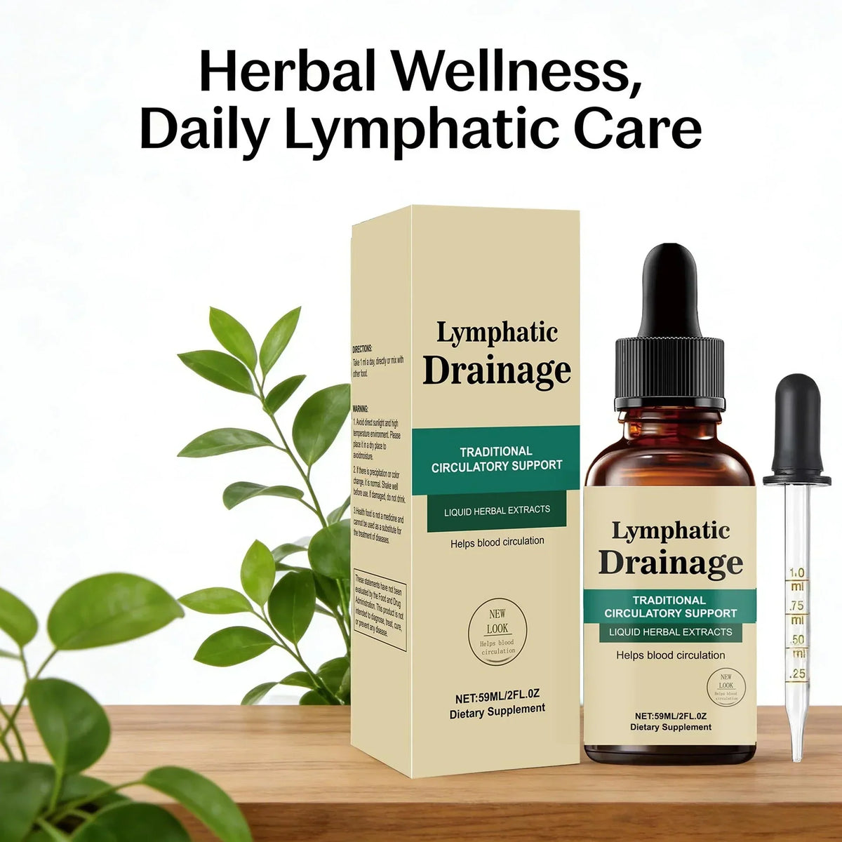 Liquid Herbal Extract Supplement 59ml for Adults