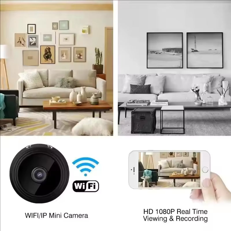 WiFi Mini Camera + BlackStone Electric Shaver Combo