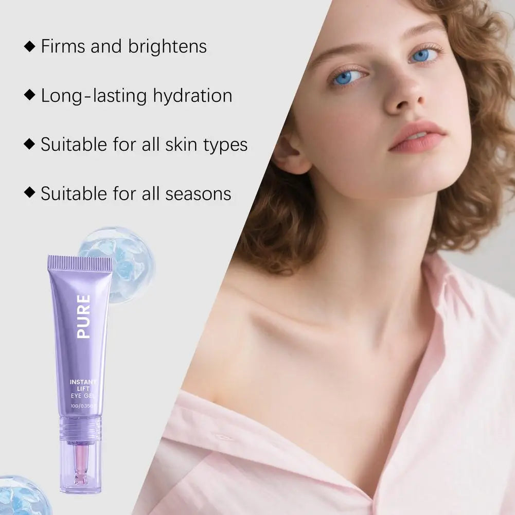 Collagen Eye Gel Cream 10g – Lightweight Moisturizing Eye Cream for Day and Night