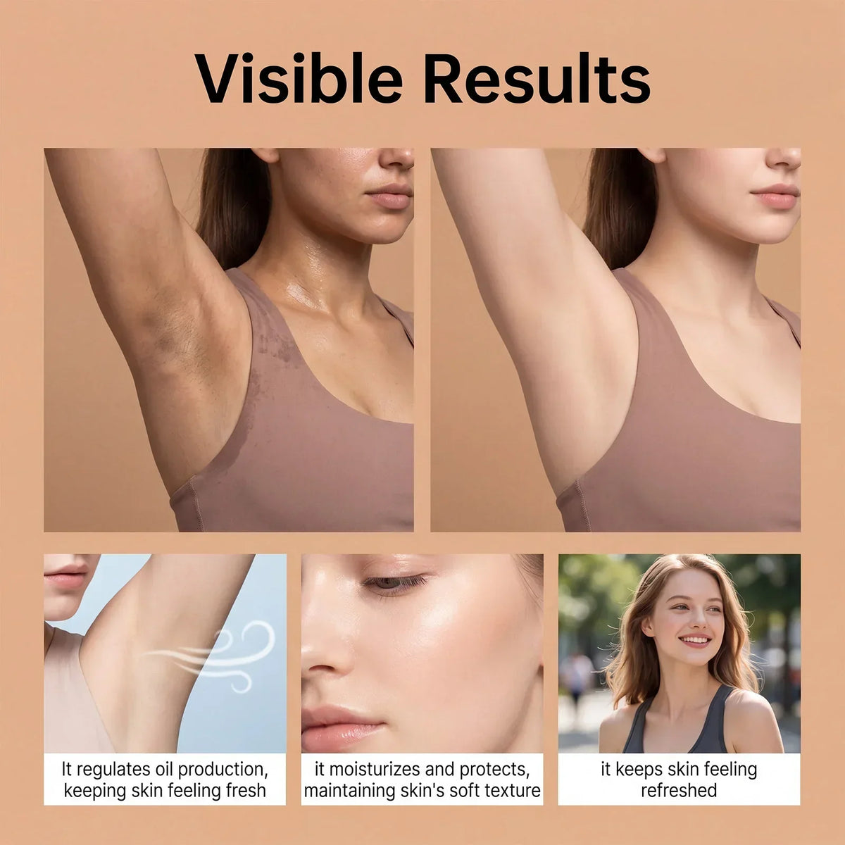 Deodorant Vanilla & Pistachio Fresh That Lasts | 24 Hour Odor Control, No Aluminum, Baking Soda, Parabens, Phthalates, Ethanol | Brightening & Smoothing for Dark Underarms with Kojic Acid & Turmeric | Korean Skincare, K-Beauty