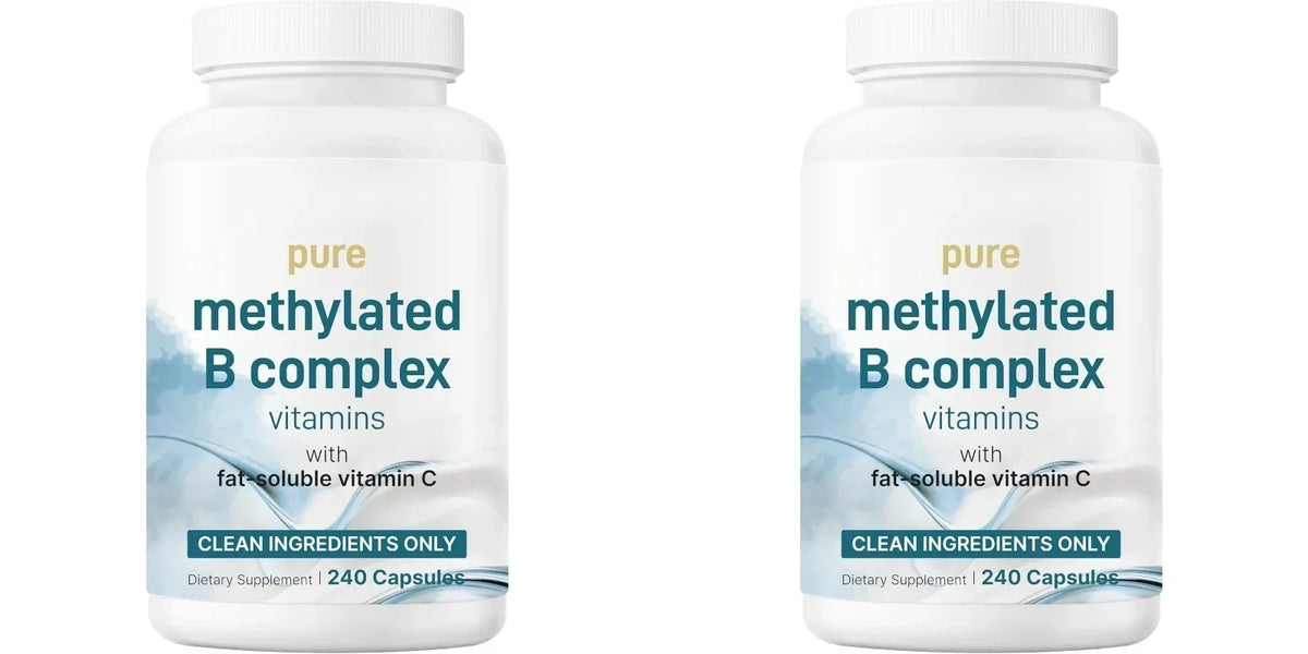 Methylated Vitamin B Complex 240 Capsules with Folate, B12, Thiamin, Inositol, Choline and Vitamin C
