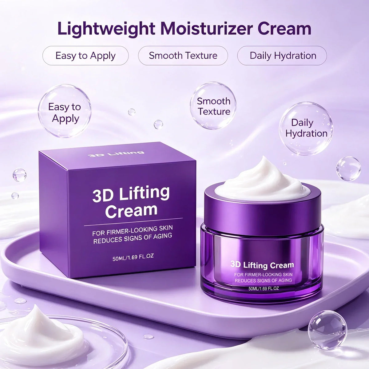 3D Firming Face Cream 50ml – Moisturizing Cream for Face and Neck