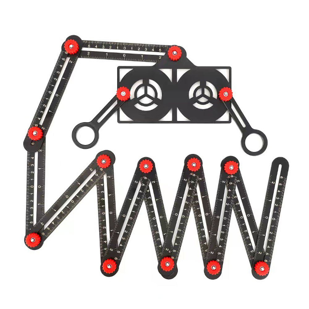 Adjustable Aluminum Alloy Tile Work Folding Ruler