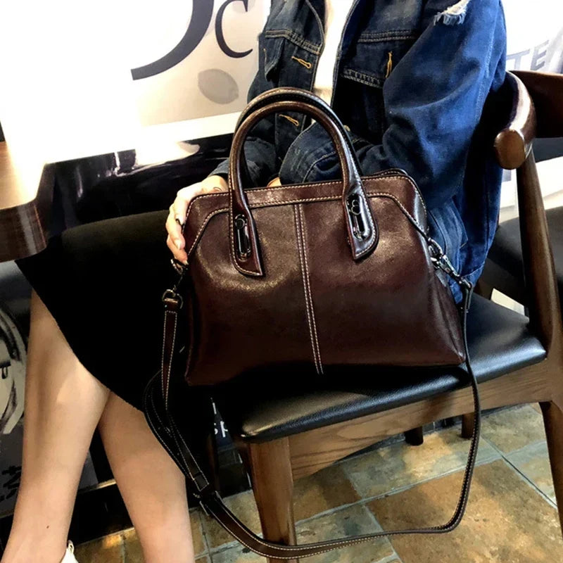 Leather bag for women work | MODENA