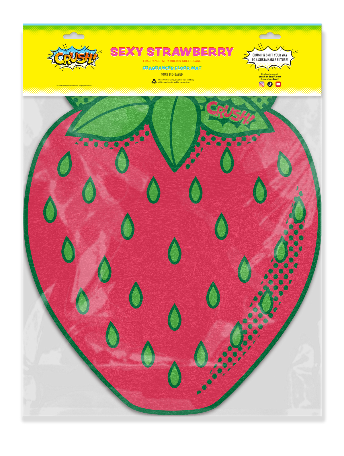 Sexy Strawberry Scented Floor Mat