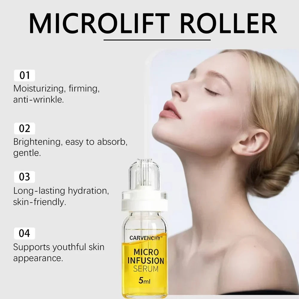 0.3mm Microneedle Skin Booster Serum Kit with Hyaluronic Acid and Collagen – 6 x 5ml