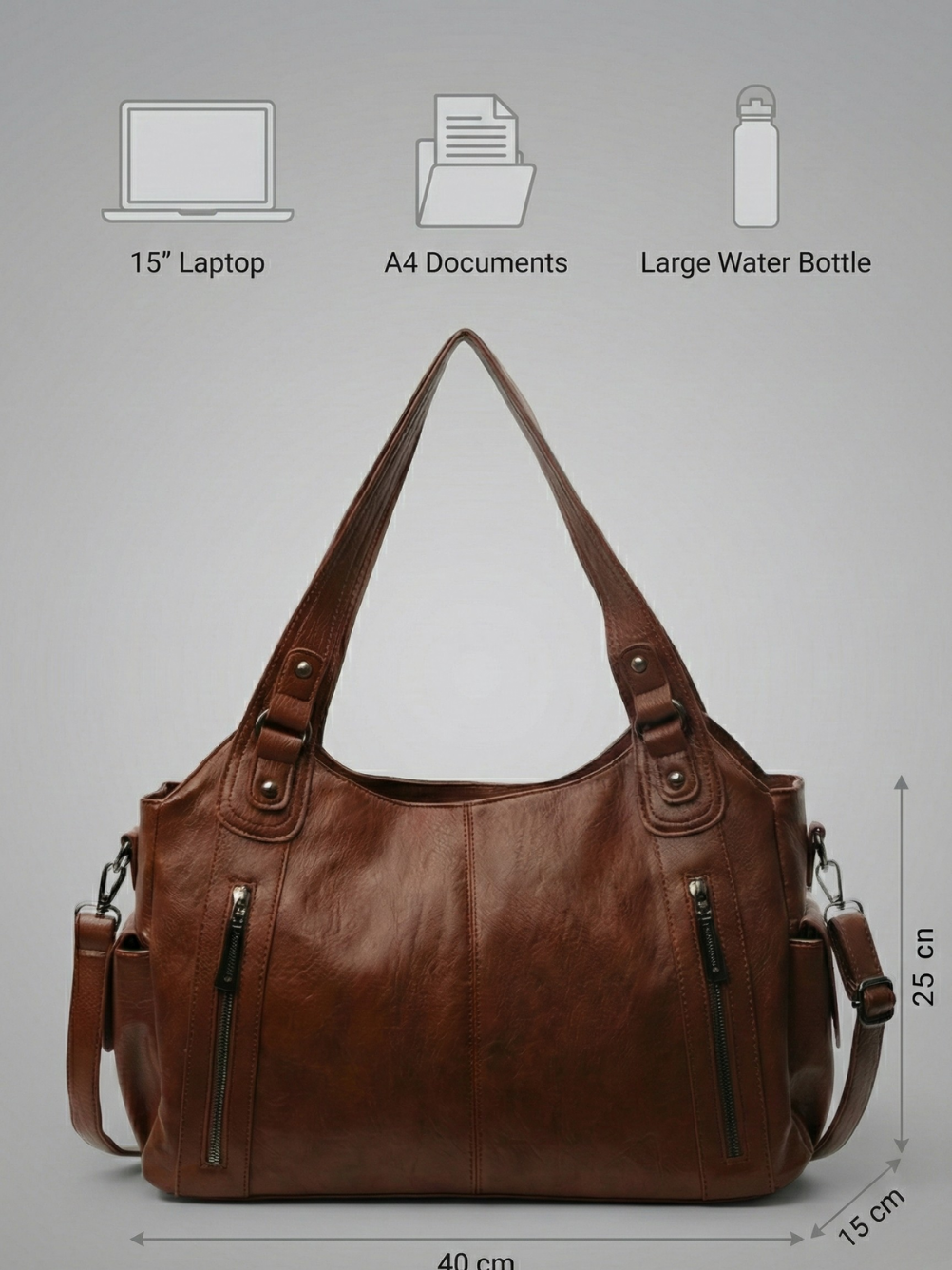 uni tote bag with laptop compartment | VENEZIA