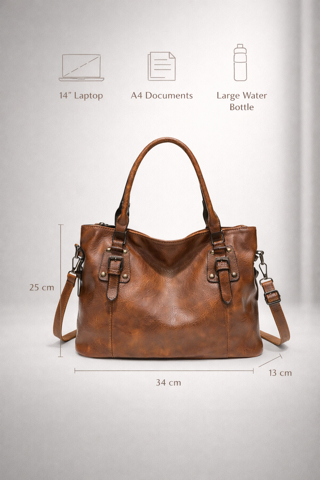 Vintage tote bag for school | COMO
