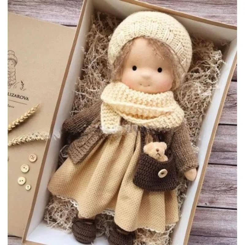 WALDOLLY - Handmade cotton doll designed for comforting imaginative play