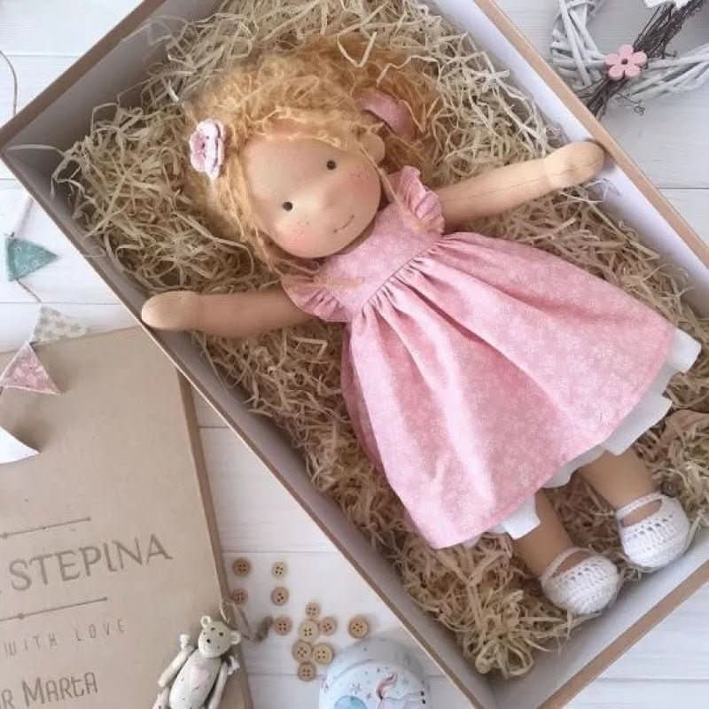 WALDOLLY - Handmade cotton doll designed for comforting imaginative play