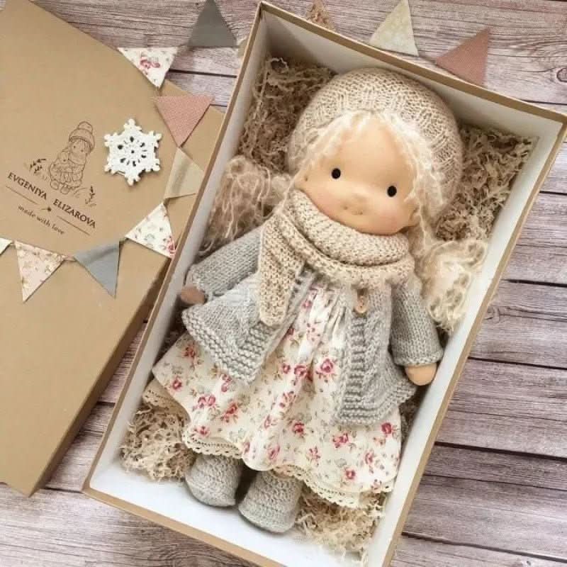 WALDOLLY - Handmade cotton doll designed for comforting imaginative play