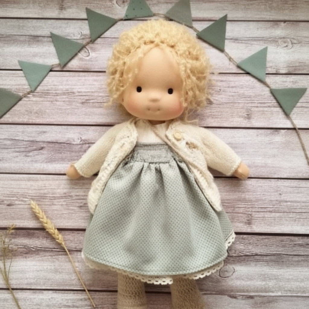 WALDOLLY - Handmade cotton doll designed for comforting imaginative play
