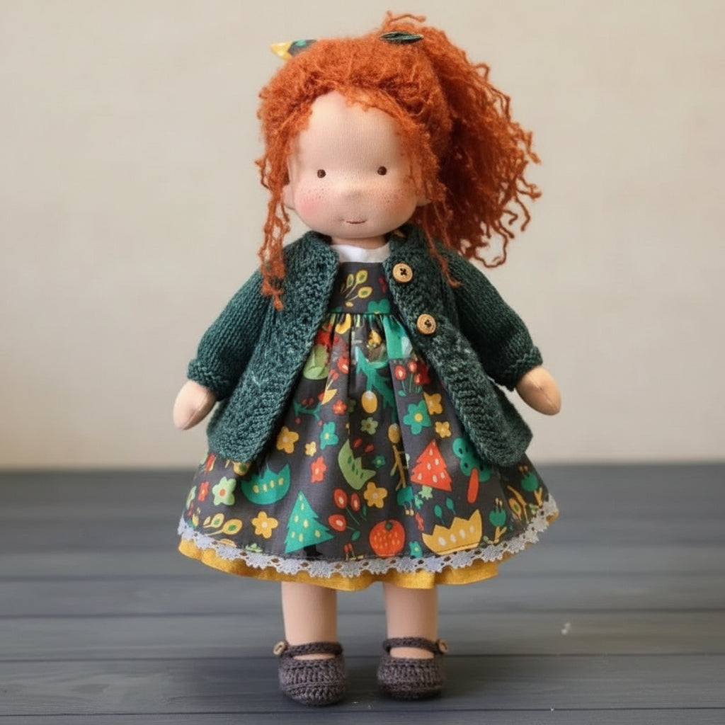 WALDOLLY - Handmade cotton doll designed for comforting imaginative play