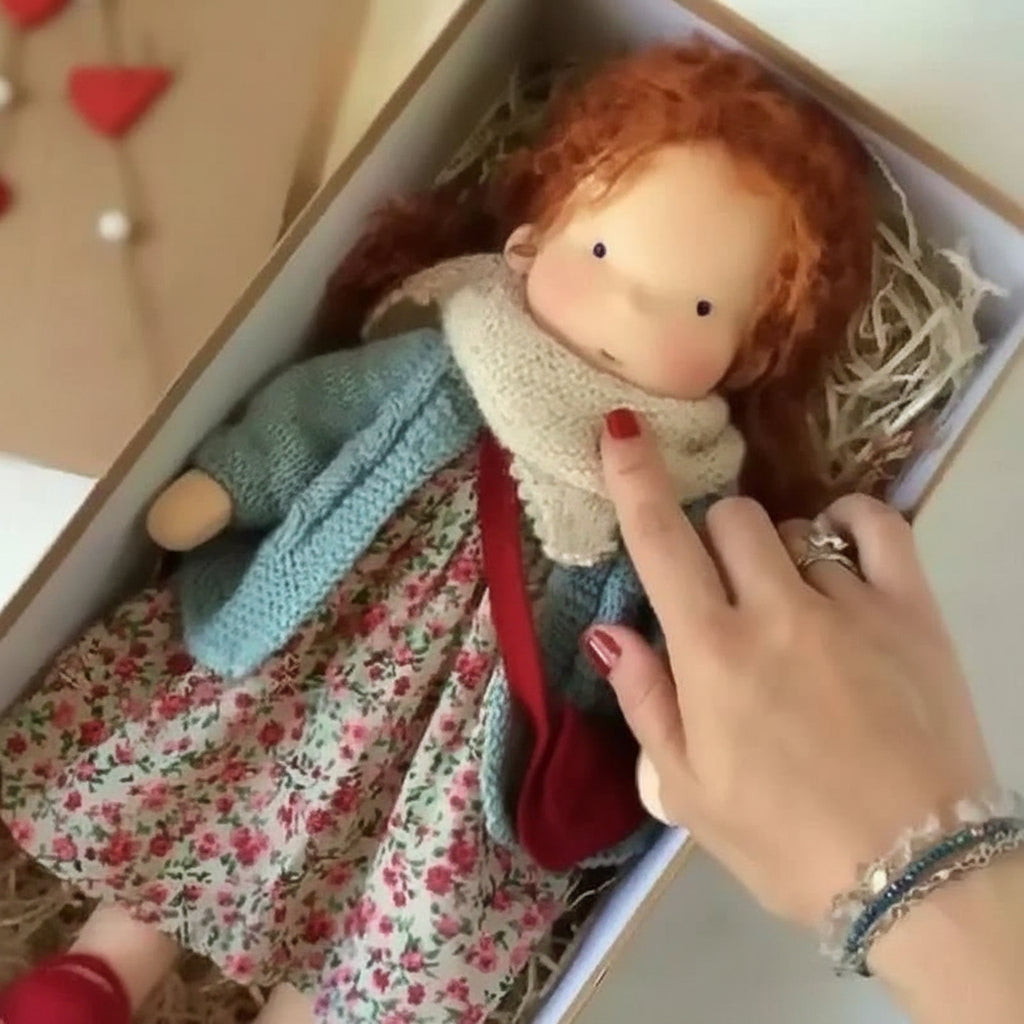 WALDOLLY - Handmade cotton doll designed for comforting imaginative play