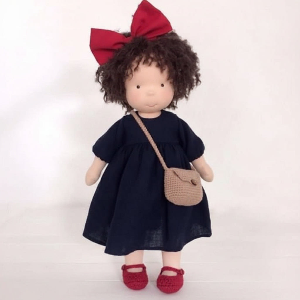 WALDOLLY - Handmade cotton doll designed for comforting imaginative play