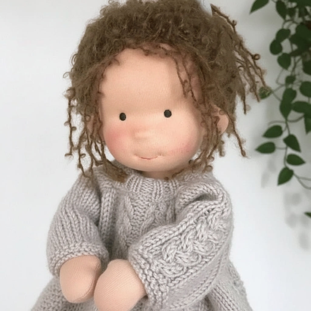 WALDOLLY - Handmade cotton doll designed for comforting imaginative play