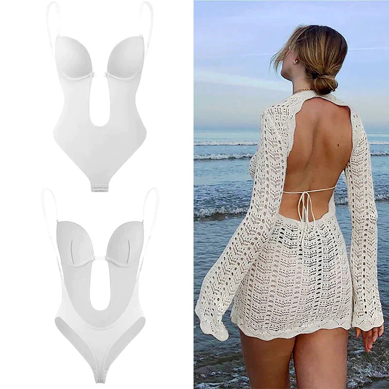 Women's Backless Bodysuit | Amarae