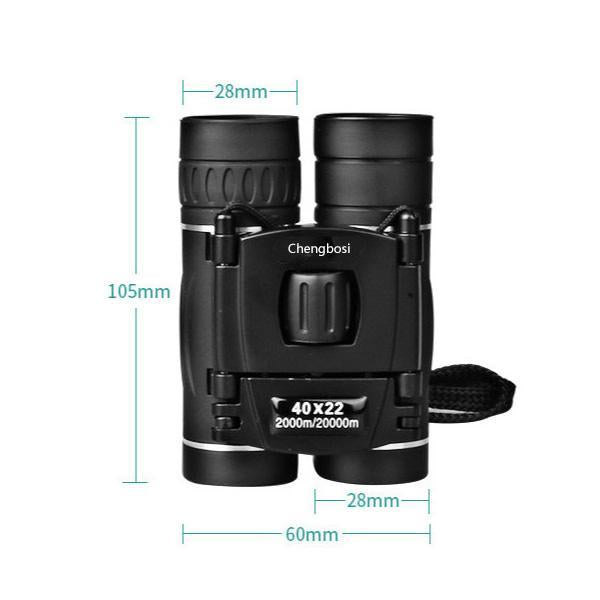 Powerful 40x22 Compact Binoculars with Wide Field View