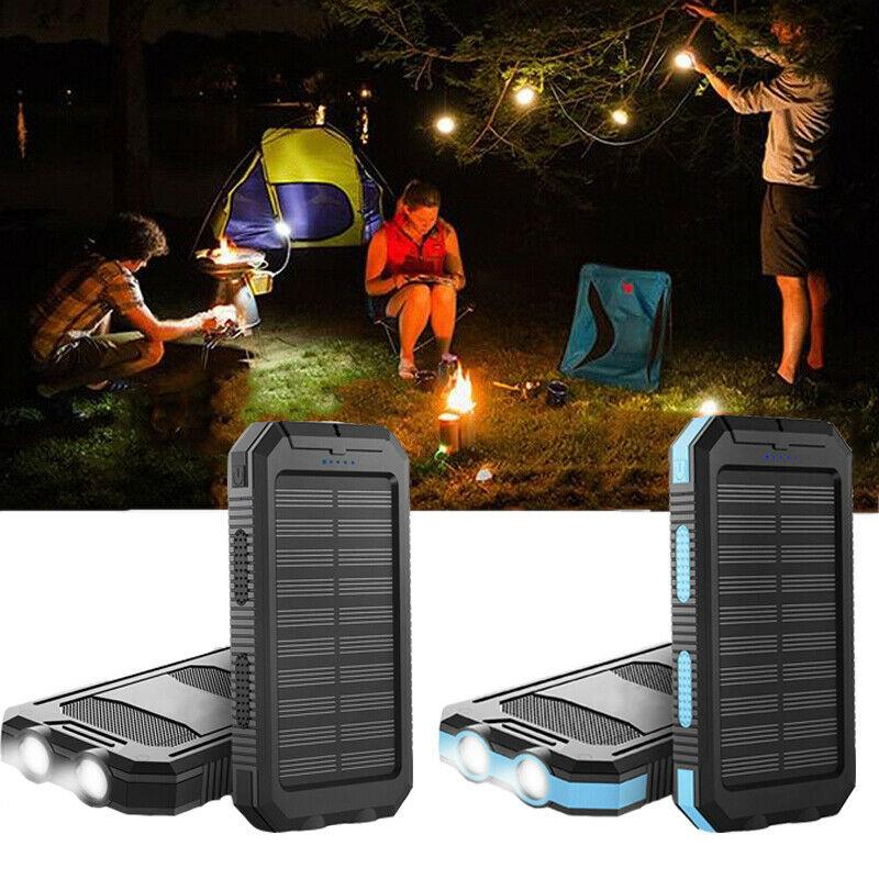500000 MAH Solar Charger, Waterproof Power Bank, External