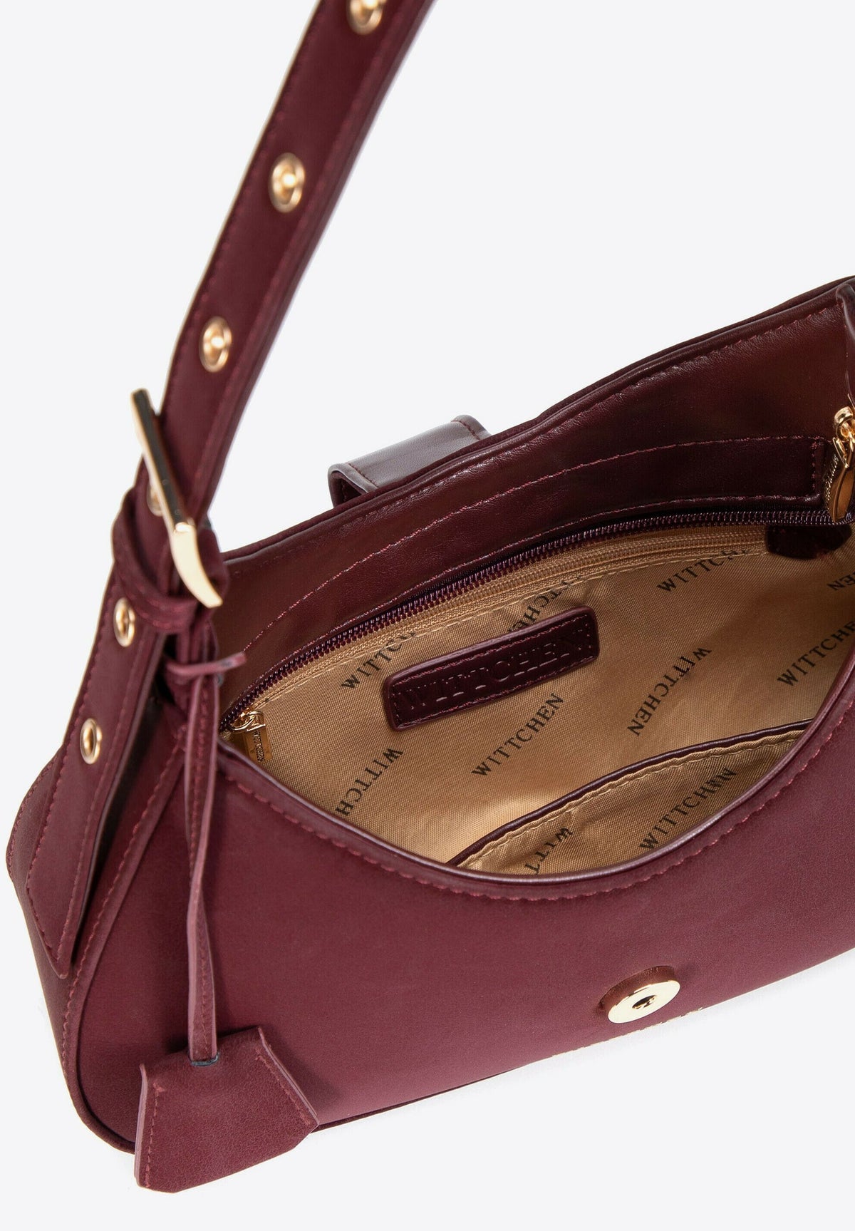 CHITHELABEL - Bordeaux Faux Leather Handbag