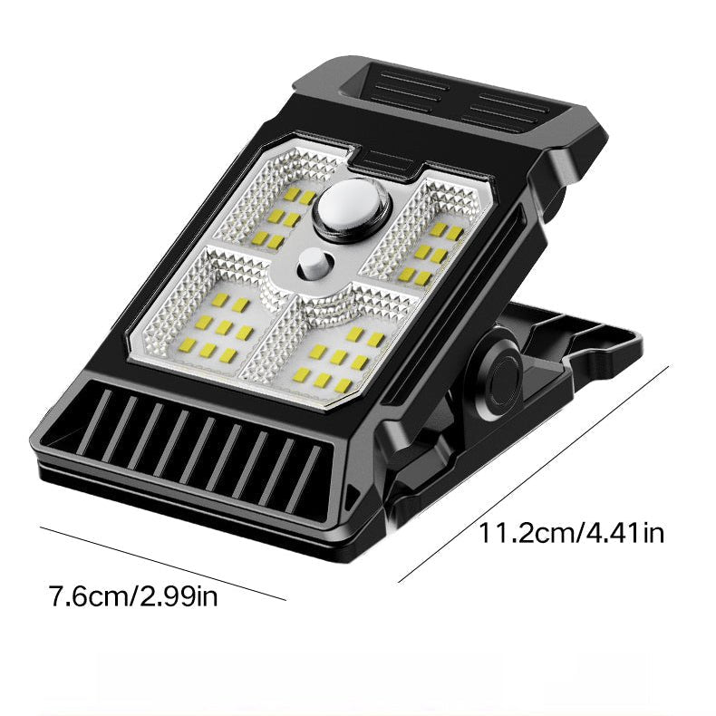 CLIPGLOW – Smart Solar Clip Light for Outdoor Use
