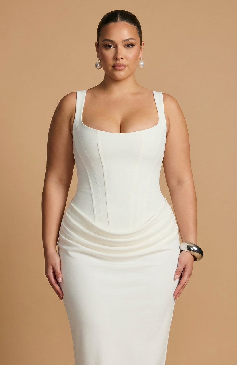 BRIAR | SQUARE NECK MAXI DRESS