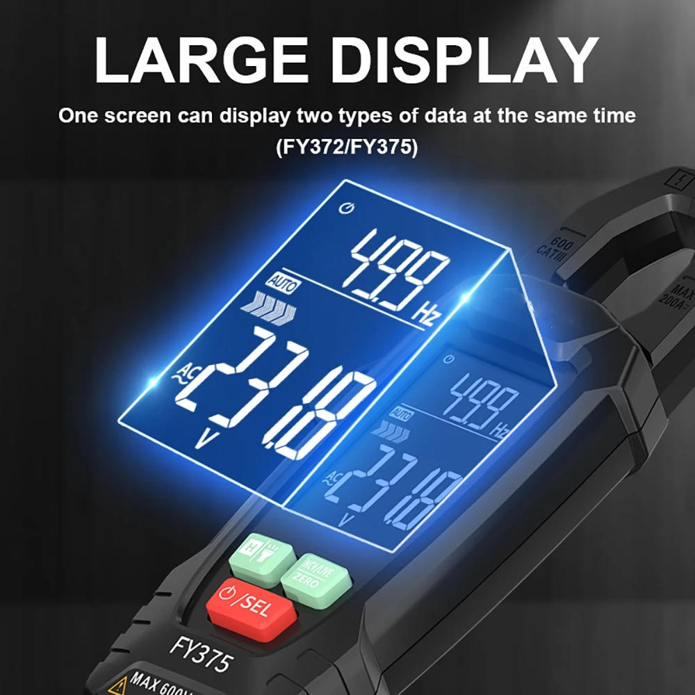 AC DC Clamp Electric Meter
