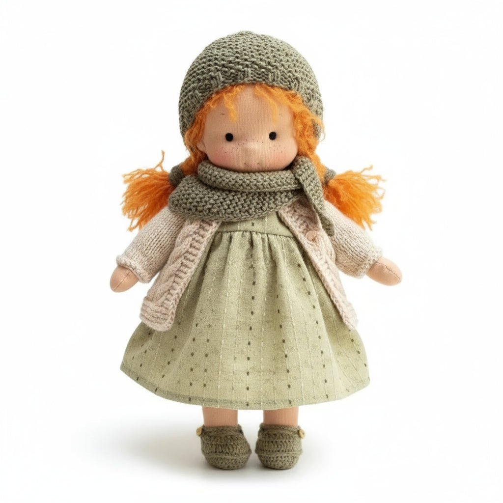 ELORA – Handmade Waldorf Doll Made of Cotton