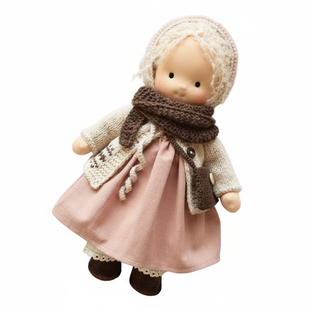 ELORA – Handmade Waldorf Doll Made of Cotton