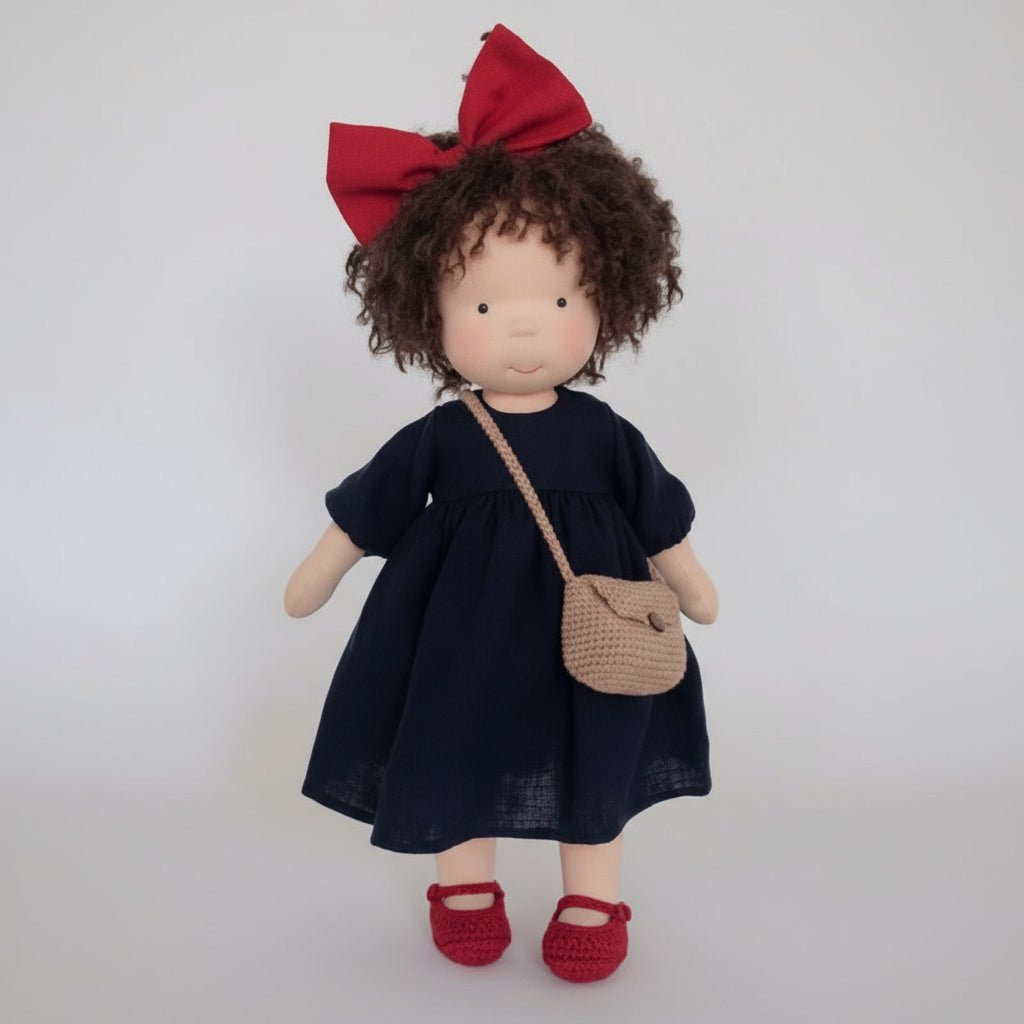 ELORA – Handmade Waldorf Doll Made of Cotton
