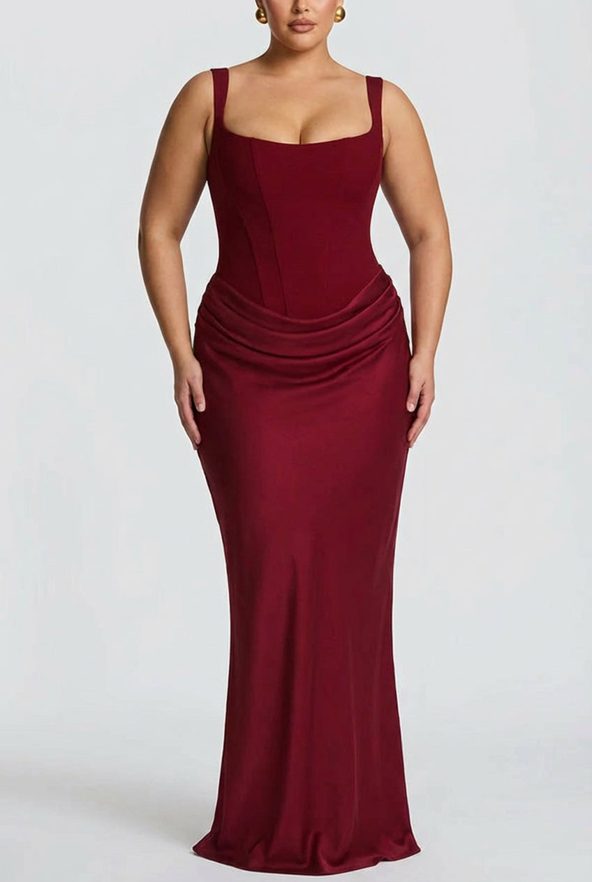BRIAR | SQUARE NECK MAXI DRESS