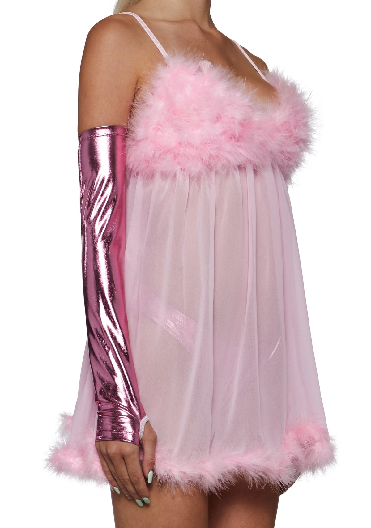 Fembot Babe Costume - Pink