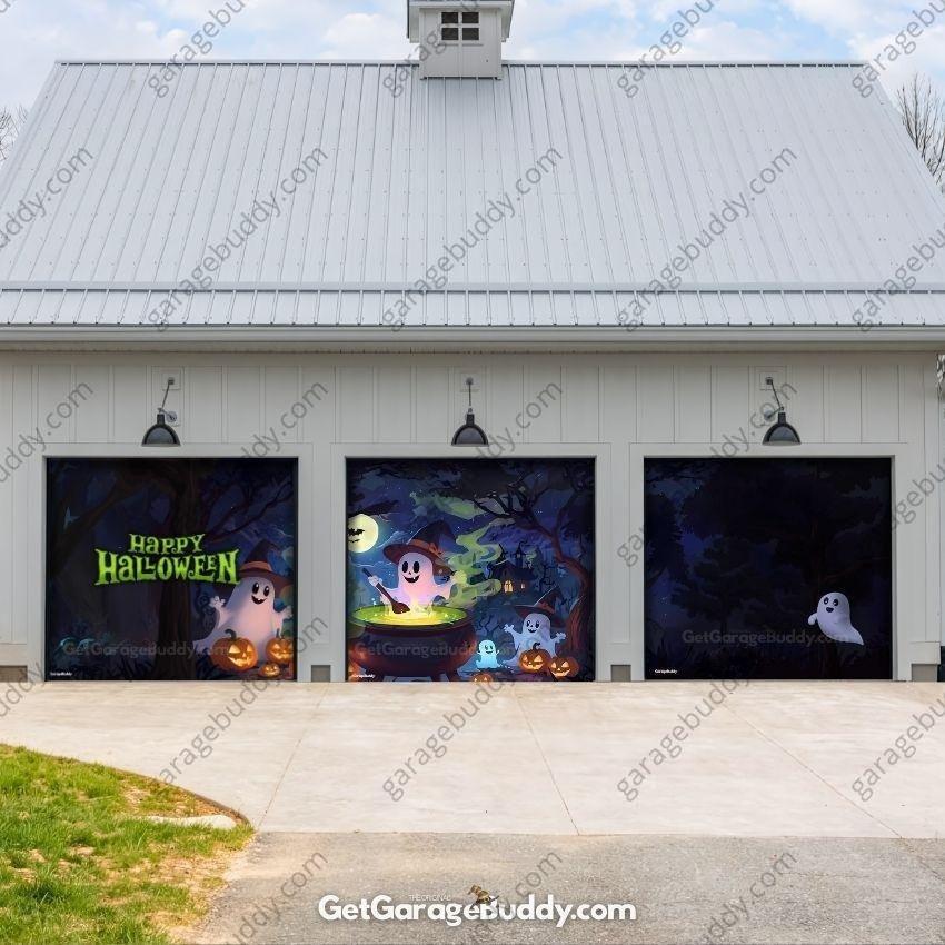 GarageBuddy Halloween Garage Door Covers