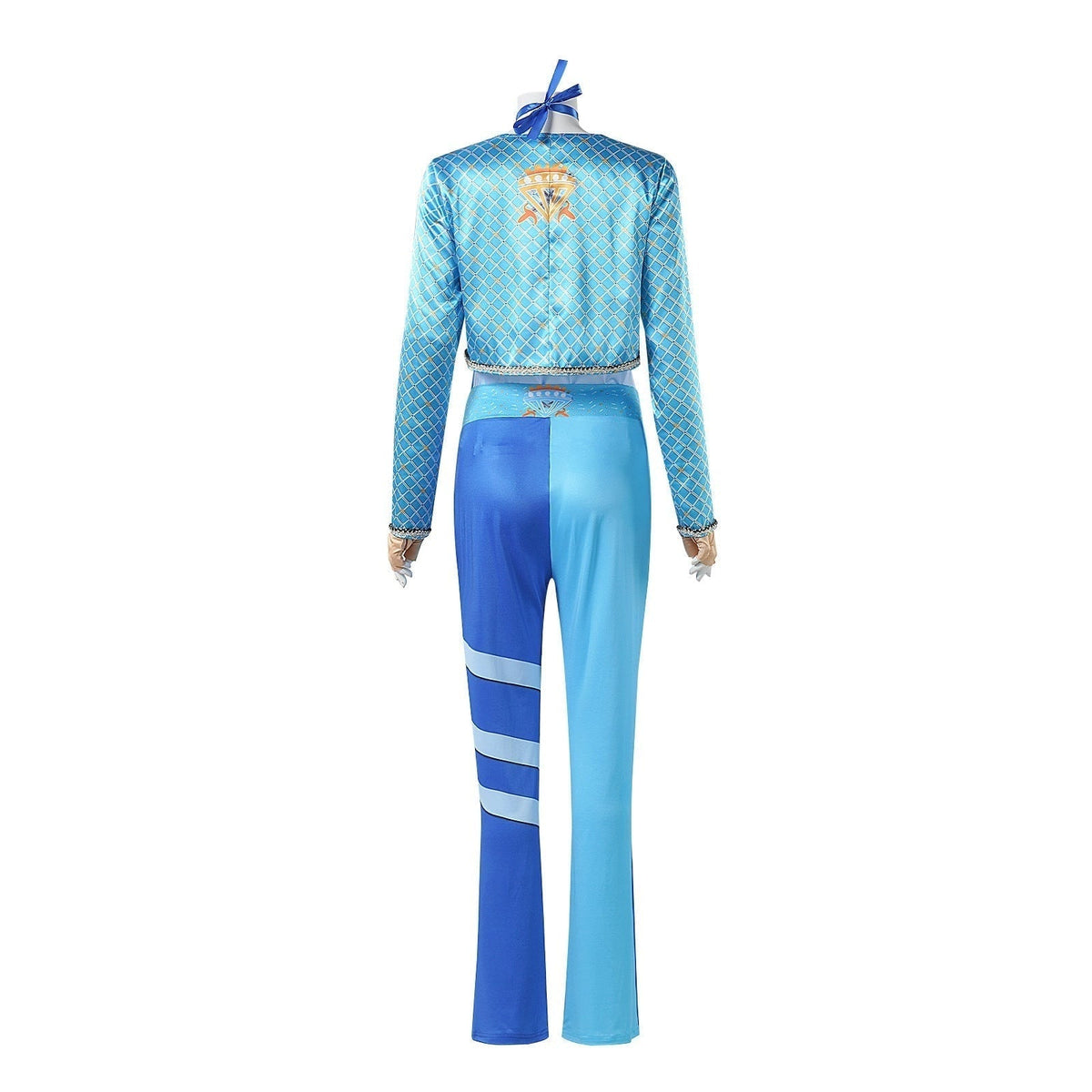 Halloween Cosplay Costume with Cropped Jacket and Fingerless Gloves Sailor