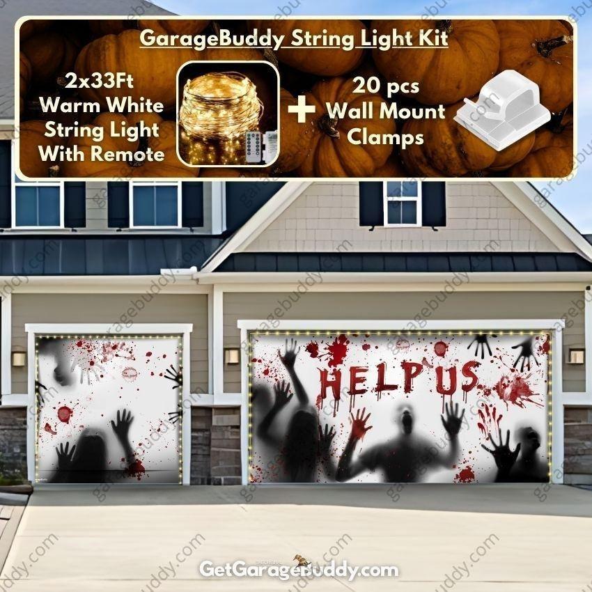 GarageBuddy Halloween Garage Door Covers