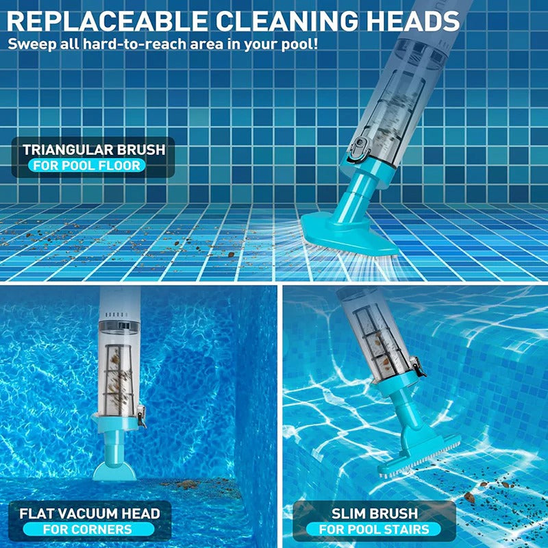 3 in 1 Cordless Rechargeable Pool Vacuum Cleaner