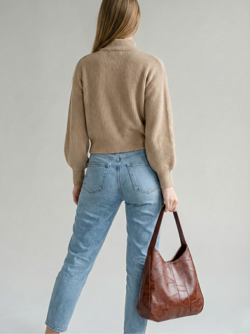 Vegan leather tote bag for work | TRIESTE