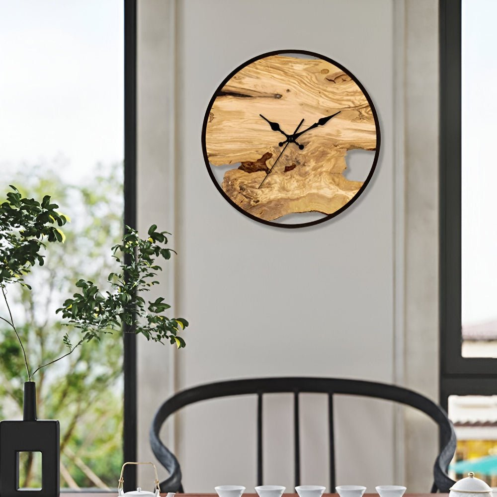 LUCENTRA – Elegant Clear Acrylic Wall Clock for Modern Minimalist Homes